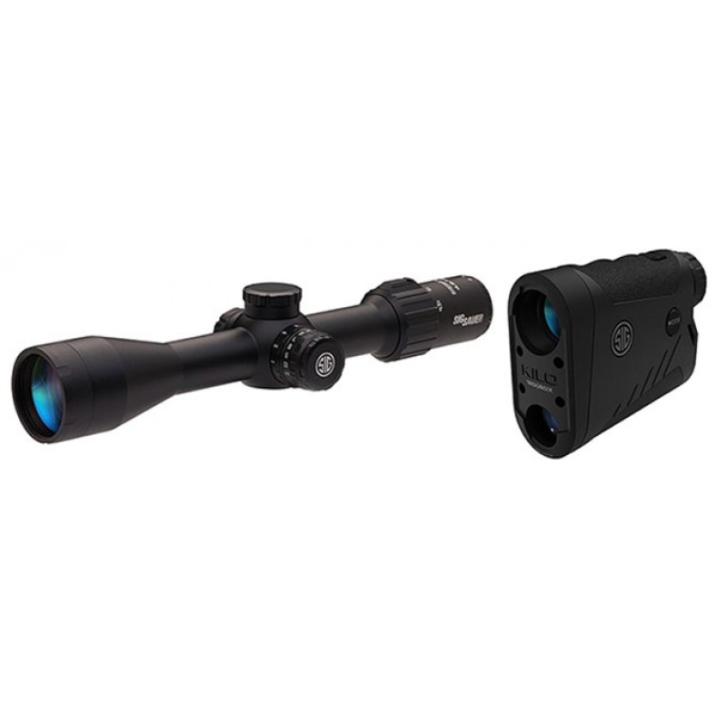 SIG Sauer BDX Combo Kit Kilo1800BDX LRF and Sierra3BDX Rifle Scope 4.5-14x44mm SOK18BDX01